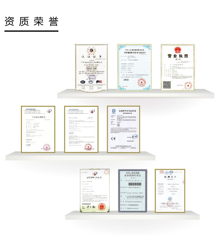 廣州愛車電子科技有限公司資質榮譽