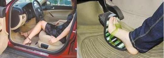 穿拖鞋或者高跟鞋開車